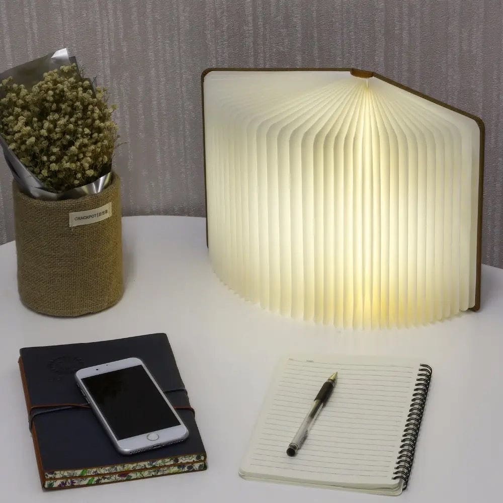 LED Wooden Book Lamp, 3D Folding Wooden Book Lamp, Multicolor Colors Folding Night Light, USB Recharge Wooden Book Light Decor, Book Light for Bedroom LED Wooden Book Lamp, 3D Folding Wooden Book Lamp, Multicolor Colors Folding Night Light, USB Recharge Wooden Book Light Decor, Book Light for Bedroom